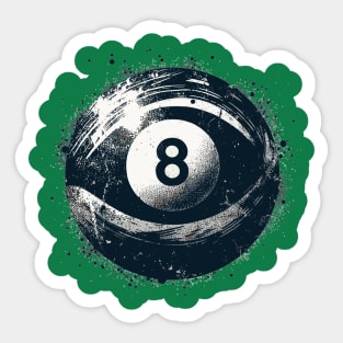 Pool Ball Sticker